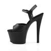 Pleaser - SKY309 Sandale à bride à la cheville, Pole dance chaussures - Chaussures de pole dance - Noir Product image